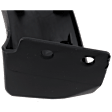 Rear, Passenger Side, Front Section Fender Trim, Textured Black