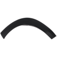 Rear, Driver Side, Rear Section Fender Trim, Textured Black