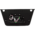 Tailgate Handle and Bezel, Textured Black Plastic With Camera Hole