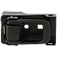 Tailgate Handle, Black Plastic Without Camera Hole With Key Hole