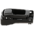 Tailgate Handle, Black Plastic Without Camera Hole With Key Hole