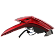 Passenger Side, Outer Tail Light, with Bulb, Halogen, Clear and Red Lens, 6 Cyl., 3.5L Engine