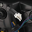 Passenger Side, Outer Tail Light, with Bulb, Halogen, Clear and Red Lens, 6 Cyl., 3.5L Engine