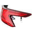 Passenger Side, Outer Tail Light, with Bulb, Halogen, Clear and Red Lens, 6 Cyl., 3.5L Engine