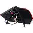Passenger Side, Outer Tail Light, with Bulb, Halogen, Red Lens