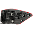 Passenger Side, Outer Tail Light, with Bulb, Halogen, Red Lens, 6 Cyl., 3.5L Engine