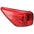 Driver Side, Outer Tail Light, with Bulb, Halogen, Red Lens, 6 Cyl., 3.5L Engine