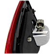 Passenger Side, Inner Tail Light, with Bulb, Halogen, Clear Red Lens, 18-18 Base/S/SL/SR/SV Models, Without Sport Package