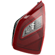 Passenger Side, Inner Tail Light, with Bulb, Halogen, Clear Red Lens, 18-18 Base/S/SL/SR/SV Models, Without Sport Package, CAPA CERTIFIED