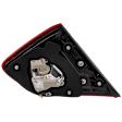 Passenger Side, Inner Tail Light, with Bulb, Halogen, Clear Red Lens, 18-18 Base/S/SL/SR/SV Models, Without Sport Package, CAPA CERTIFIED