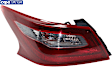 Driver Side, Outer Tail Light, with Bulb, Halogen, Clear and Red Lens, 18-18 Base/S/SL/SR/SV Models, Without Sport Package, CAPA CERTIFIED