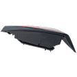 Passenger Side, Inner Tail Light, with Bulb, Halogen, Clear and Red Lens