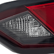 Passenger Side, Inner Tail Light, with Bulb, Halogen, Clear and Red Lens