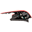 2020 Nissan Kicks SR - Driver Side, Outer Halogen Tail Light, With bulb(s), Mounts on Body, OE Replacement