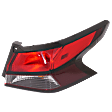 Passenger Side, Outer Tail Light, with Bulb, Halogen, Clear and Red Lens, 4 Cyl., 1.6L Engine, CAPA CERTIFIED