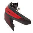 Passenger Side, Outer Tail Light, with Bulb, Halogen, Clear and Red Lens, 4 Cyl., 1.6L Engine, CAPA CERTIFIED