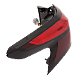 Driver Side, Outer Tail Light, with Bulb, Halogen, Clear and Red Lens, 4 Cyl., 1.6L Engine, CAPA CERTIFIED
