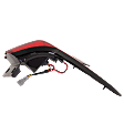 Driver Side, Outer Tail Light, with Bulb, Halogen, Clear and Red Lens, 4 Cyl., 1.6L Engine, CAPA CERTIFIED