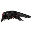Driver Side, Outer Tail Light, with Bulb, Halogen, Clear and Red Lens, 4 Cyl., 1.6L Engine, CAPA CERTIFIED