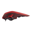 2017-2019 Nissan Rogue Sport - Passenger Side, Outer Tail Light, with Bulb, Halogen, Red Lens, 4 Cyl., 2.0L Engine