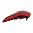 2017-2019 Nissan Rogue Sport - Passenger Side, Outer Tail Light, with Bulb, Halogen, Red Lens, 4 Cyl., 2.0L Engine