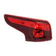 2019 Nissan Rogue Sport S - Driver Side, Outer Halogen Tail Light, With bulb(s), Mounts on Body, OE Replacement
