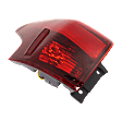 2019 Nissan Rogue Sport S - Driver Side, Outer Halogen Tail Light, With bulb(s), Mounts on Body, OE Replacement