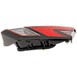 Passenger Side, Inner Tail Light, with Bulb, Halogen, Clear and Red Lens, 4 Cyl., 1.6L Engine, CAPA CERTIFIED