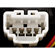 Passenger Side, Inner Tail Light, with Bulb, Halogen, Clear and Red Lens, 4 Cyl., 1.6L Engine, CAPA CERTIFIED