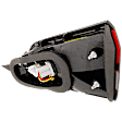 Driver Side, Inner Tail Light, with Bulb, Halogen, Clear and Red Lens, 4 Cyl., 1.6L Engine, CAPA CERTIFIED