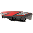 Driver Side, Inner Tail Light, with Bulb, Halogen, Clear and Red Lens, 4 Cyl., 1.6L Engine, CAPA CERTIFIED
