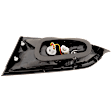 Driver Side, Inner Tail Light, with Bulb, Halogen, Clear and Red Lens, 4 Cyl., 1.6L Engine, CAPA CERTIFIED