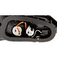 Driver Side, Inner Tail Light, with Bulb, Halogen, Clear and Red Lens, 4 Cyl., 1.6L Engine, CAPA CERTIFIED