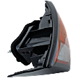 Passenger Side, Inner Tail Light, with Bulb, Halogen, Clear and Red Lens