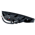 Passenger Side, Inner Tail Light, with Bulb, Halogen, Clear and Red Lens, CAPA CERTIFIED