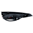 Passenger Side, Inner Tail Light, with Bulb, Halogen, Clear and Red Lens, CAPA CERTIFIED
