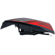 Driver Side, Inner Tail Light, with Bulb, Halogen, Clear and Red Lens, 4 Cyl., 2.0L Engine