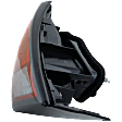 Driver Side, Inner Tail Light, with Bulb, Halogen, Clear and Red Lens, 4 Cyl., 2.0L Engine, CAPA CERTIFIED