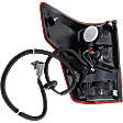 2019 Nissan Titan XD - Passenger Side Halogen/LED Tail Light, With bulb(s), For Models Without Utility Package, OE Replacement