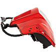 Driver Side Tail Light, with Bulb, LED, Clear and Red Lens