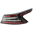 Passenger Side Tail Light, with Bulb, LED, Clear and Red Lens, 6 Cyl., 3.5L Engine