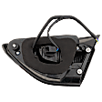 Driver Side, Inner Tail Light, with Bulb, Halogen, Clear and Red Lens, CAPA CERTIFIED