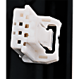 Driver Side, Inner Tail Light, with Bulb, Halogen, Clear and Red Lens, CAPA CERTIFIED