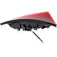 Driver Side, Inner LED Tail Light, With bulb(s), OE Replacement