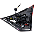 Driver Side, Inner LED Tail Light, With bulb(s), OE Replacement