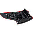 2020 Nissan Rogue Sport SV - Passenger Side, Outer Halogen Tail Light, With bulb(s), Mounts on Body, OE Replacement