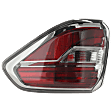 Passenger Side, Outer Tail Light, with Bulb, Halogen, Mounts On Body