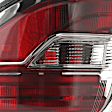 Passenger Side, Outer Tail Light, with Bulb, Halogen, Mounts On Body