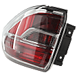 Passenger Side, Outer Tail Light, with Bulb, Halogen, Mounts On Body