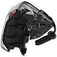 Passenger Side, Outer Tail Light, with Bulb, Halogen, Mounts On Body